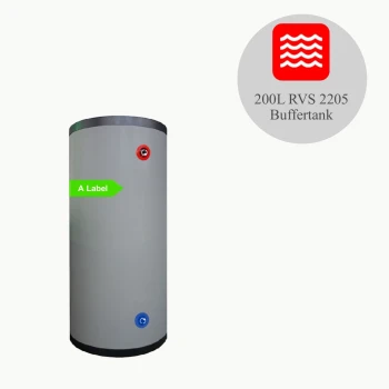 DUPLEX RVS Buffertank PWT-200 - 200L