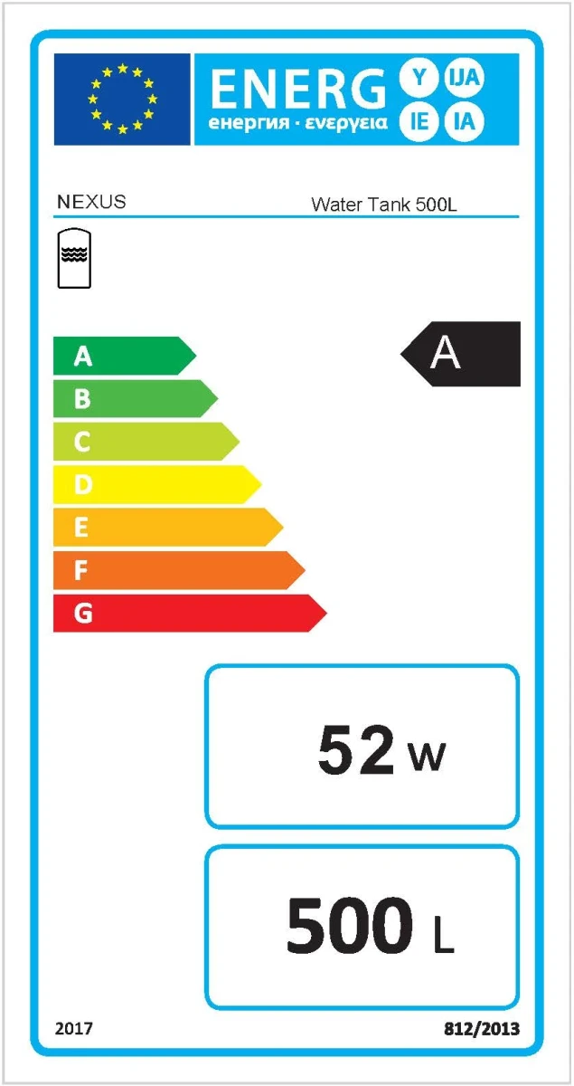 DUPLEX RVS Buffertank PWT-500 - 500L - Afbeelding 2
