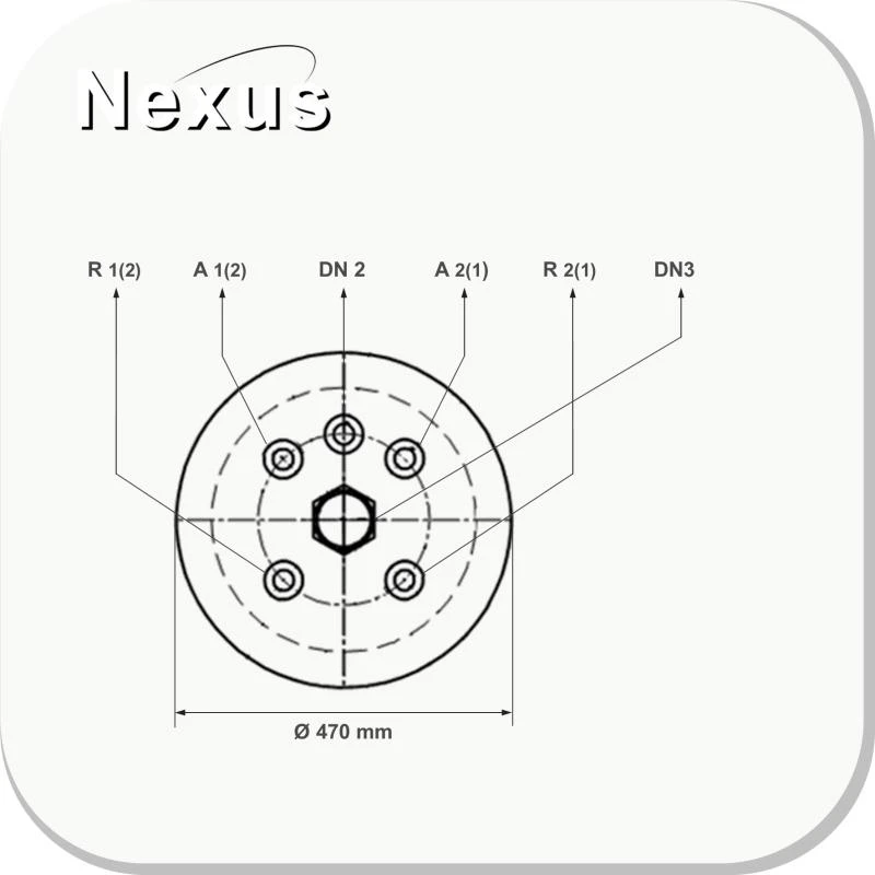 RVS buffervat PWT-50/WM-C8 - 50L - Afbeelding 5