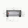 DUPLEX roestvrijstalen buffer 500L horizontaal - Afbeelding 2