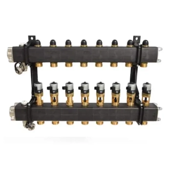 Itho Daalderop Autotemp Spider 8-groepen 1inch vloerverwarmingsverdeler incl. motoren