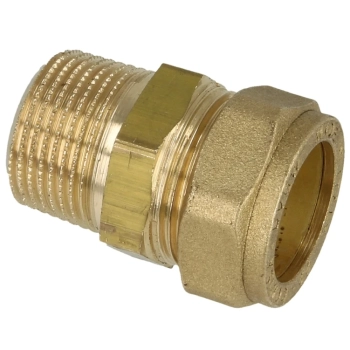 messing-knelkoppeling-met-uitwendig-schroefdraad-conisch-o-28-mm-x-1-bu