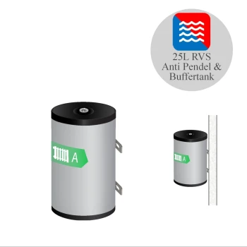 RVS buffervat BT-25/WM - 25L