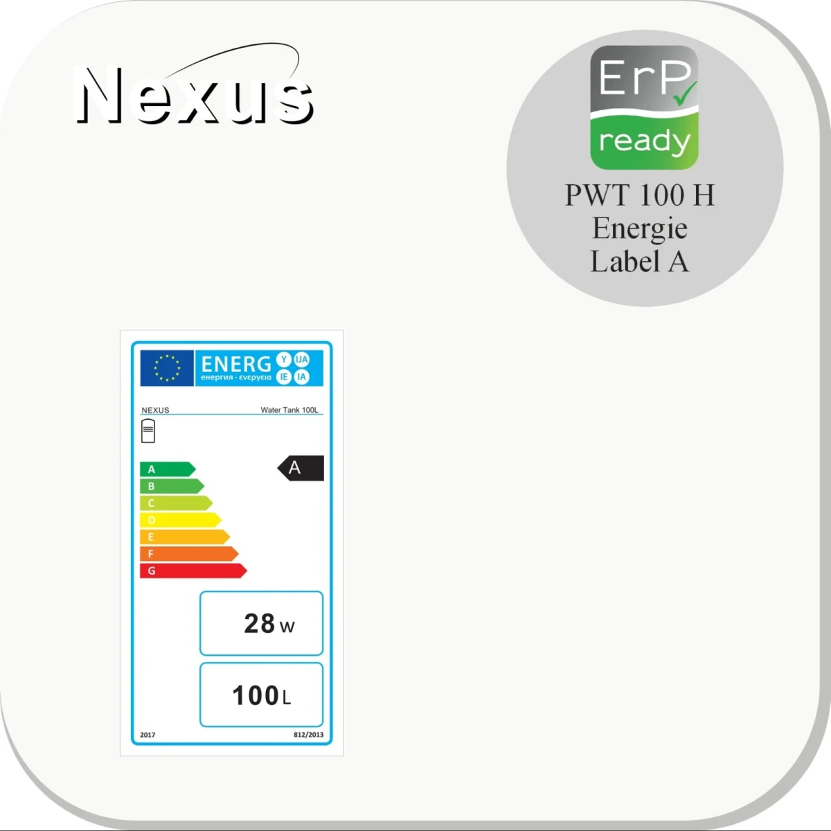 DUPLEX RVS Buffertank PWT-100H horizontaal - 100L - Afbeelding 2