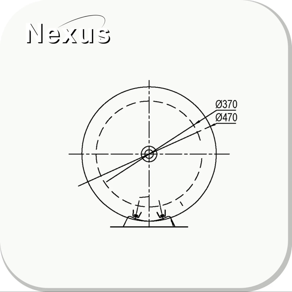 RVS Buffervat - 2 aansluitingen - vloer en wandmontage - 80L - Afbeelding 4