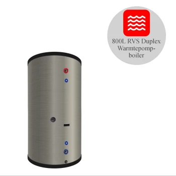 RVS Hygiëne boiler - 800L - 1 XL 32mm warmtewisselaar