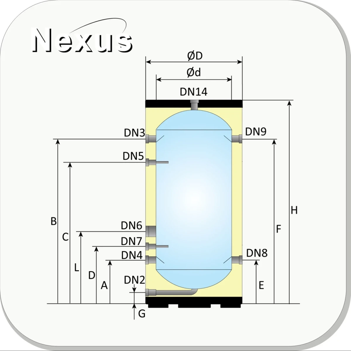 RVS Buffertank BT-100 Black - 100L - Afbeelding 5