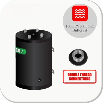RVS Buffertank BT-100 WM-B-C4 Black - 100L