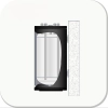 RVS Buffertank BT-100 WM-B-C4 Black - 100L - Afbeelding 2