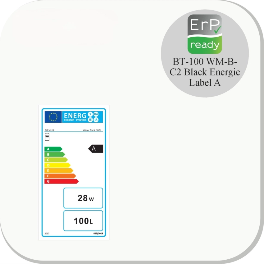 RVS Buffertank BT-100 WM-B-C4 Black - 100L - Afbeelding 5