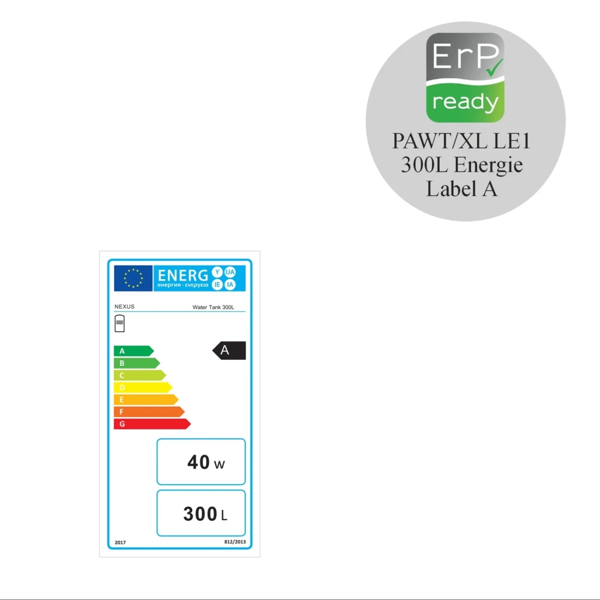 RVS combi boiler - 200L +100L buffer - 1 XL 28mm warmtewisselaar - Afbeelding 2
