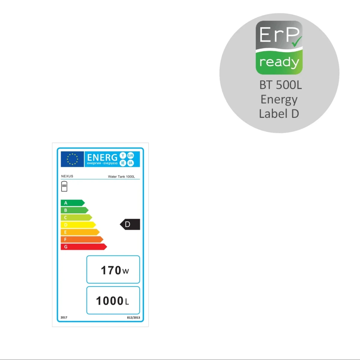 RVS buffervat BT-500 Black - 500L - Afbeelding 2