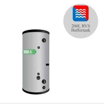 RVS Anti Pendel Buffertank BT-200 - 200L