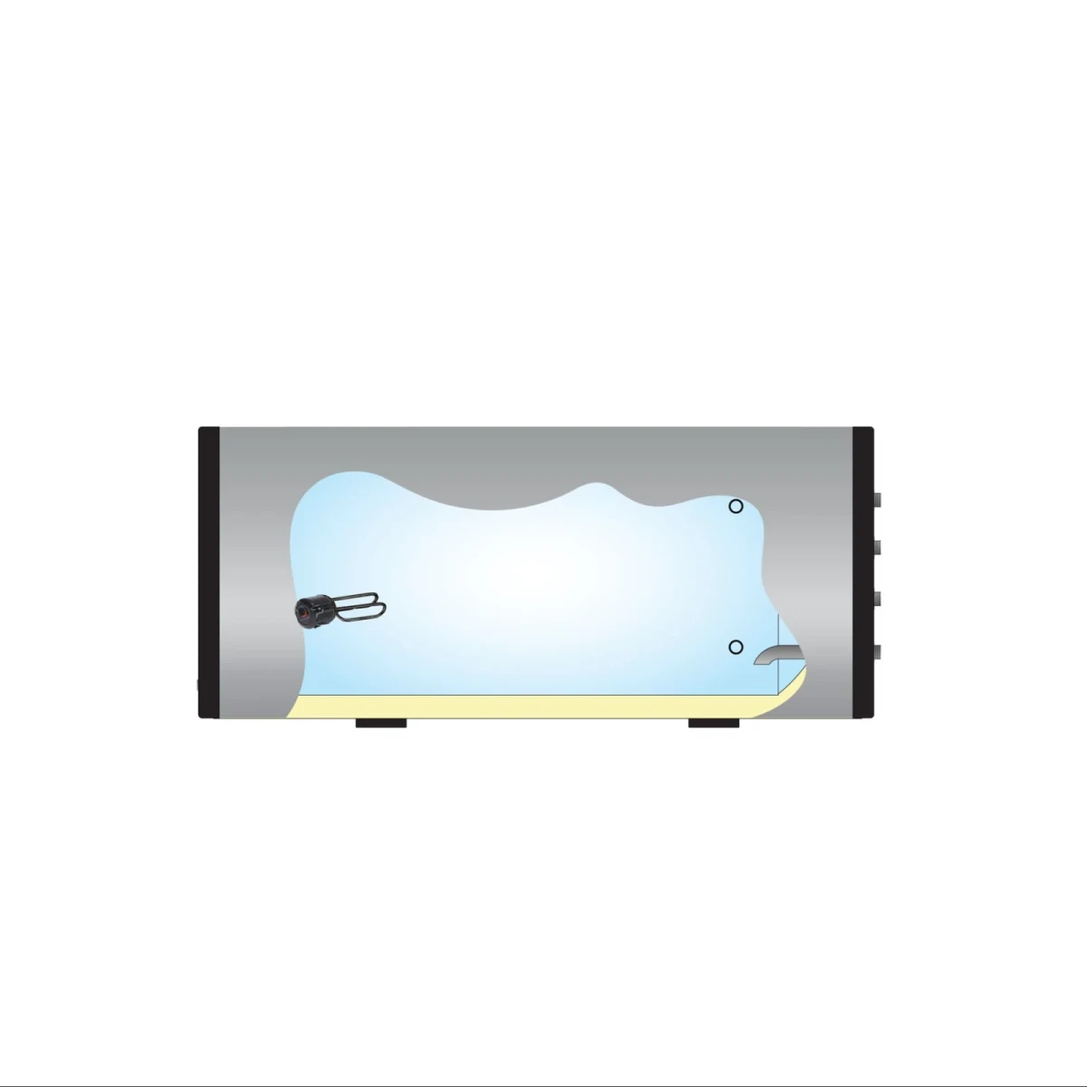 RVS buffervat BT-200H - 200L - Afbeelding 3