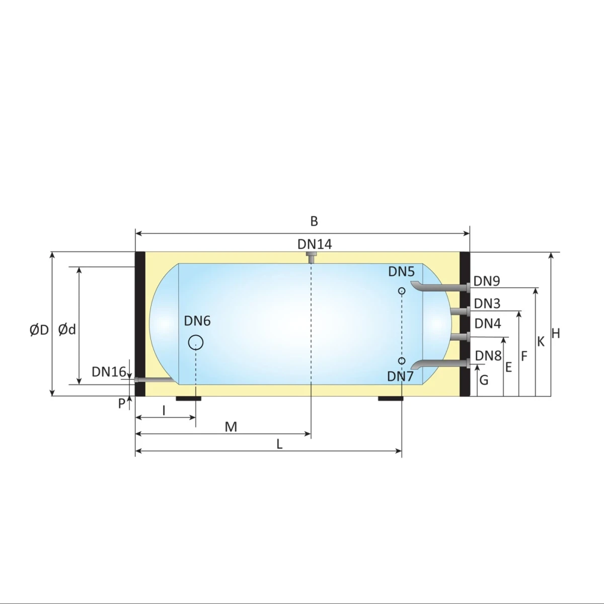 RVS buffervat BT-200H - 200L - Afbeelding 5