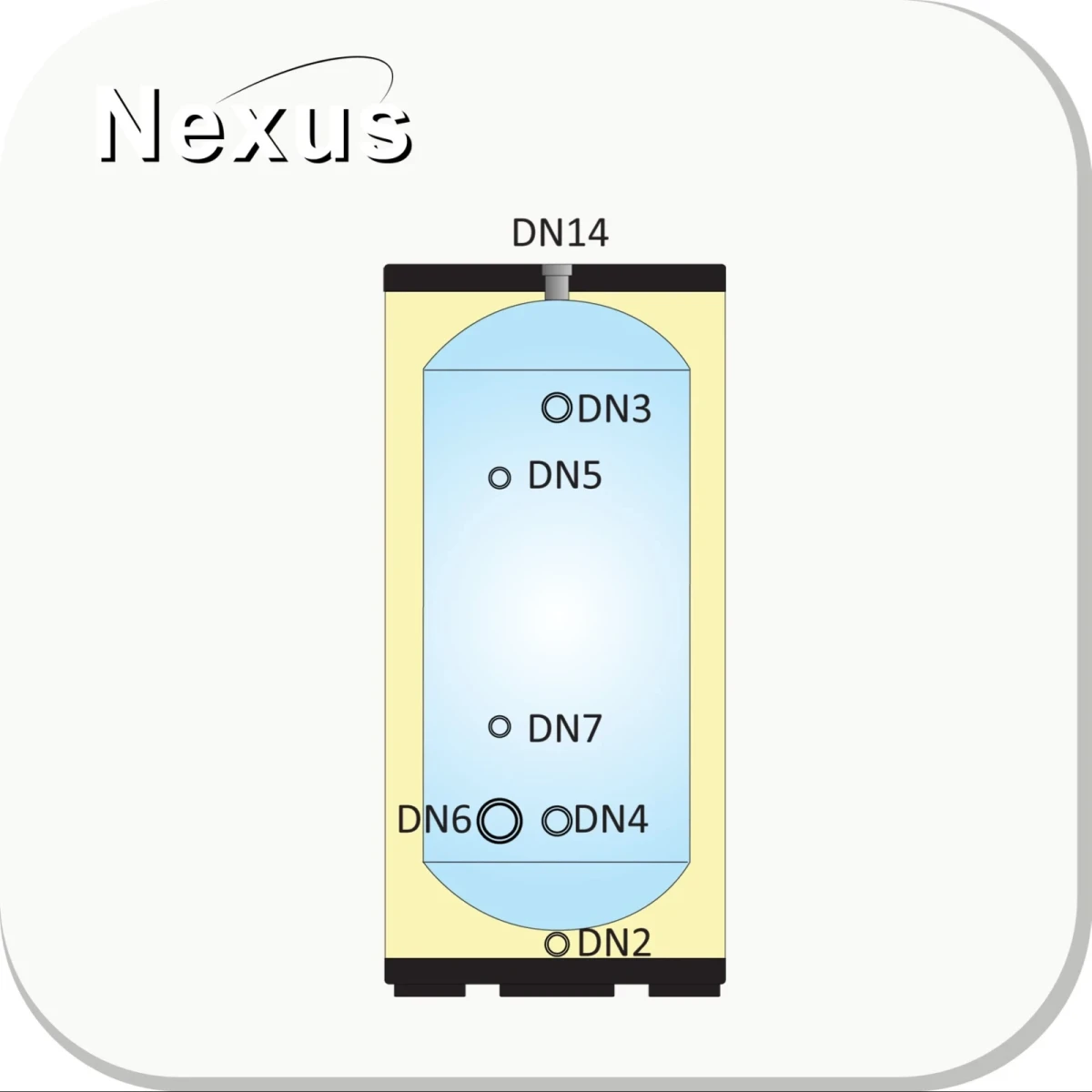 RVS buffervat BT-300 - 300L - Afbeelding 6