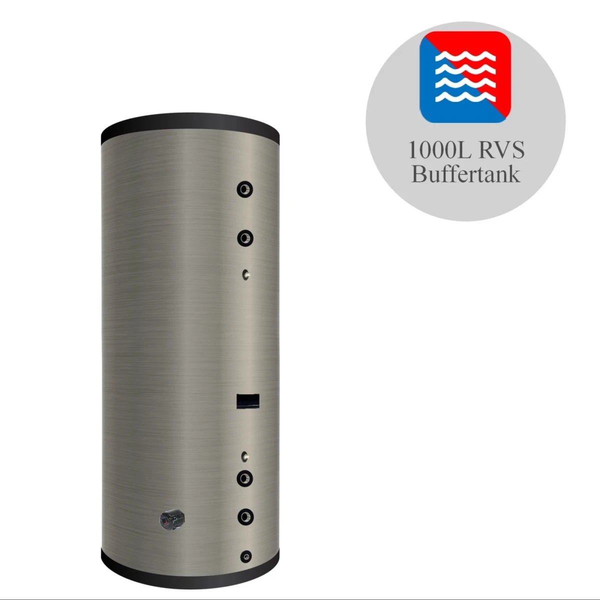 RVS Buffervat BT-1000 - 1000L