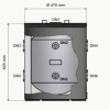 RVS Anti Pendel Buffertank PWT-50/WM-C8 - 50L - Afbeelding 4
