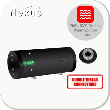 RVS Black series boiler 200H XL-LE1 - 200L