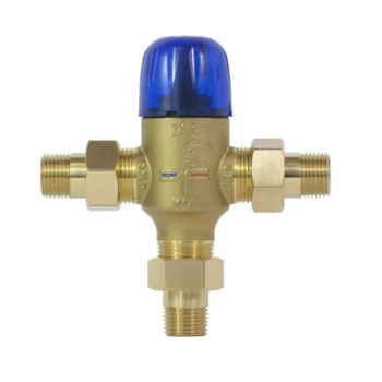 Thermostatische mengautomaat mengventiel 35-70C met keerklep - 3-4 Bu
